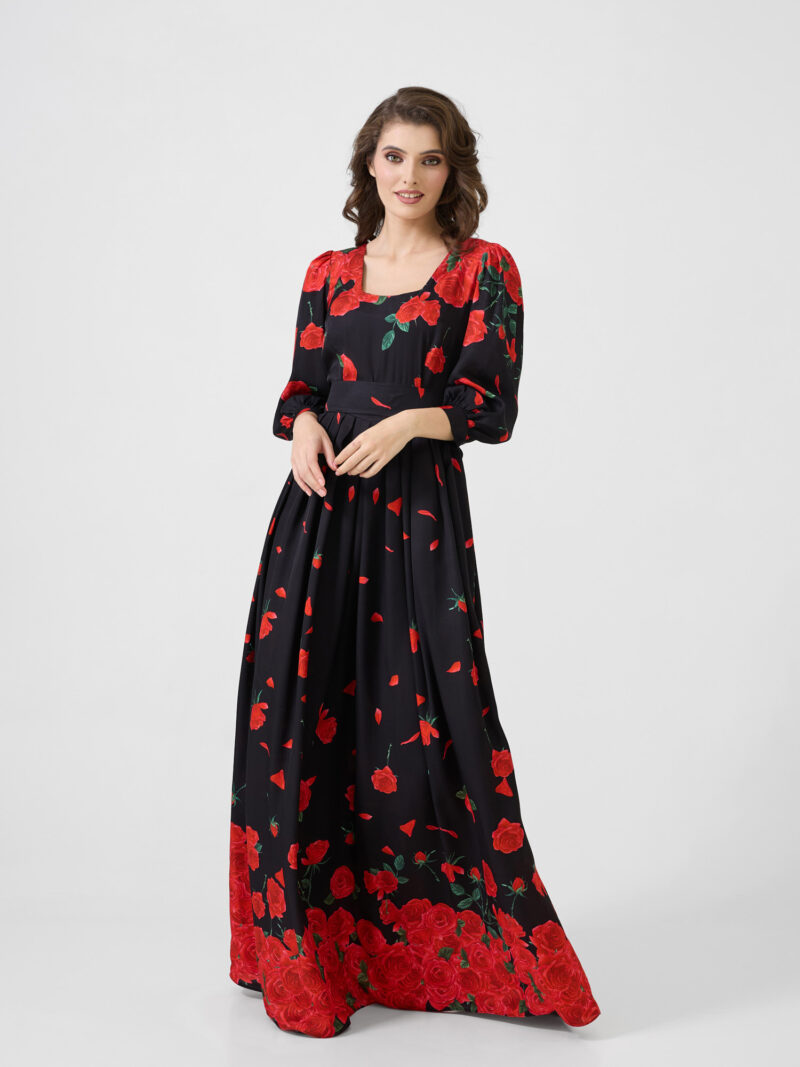 Rochie lungă ROSES GARDEN