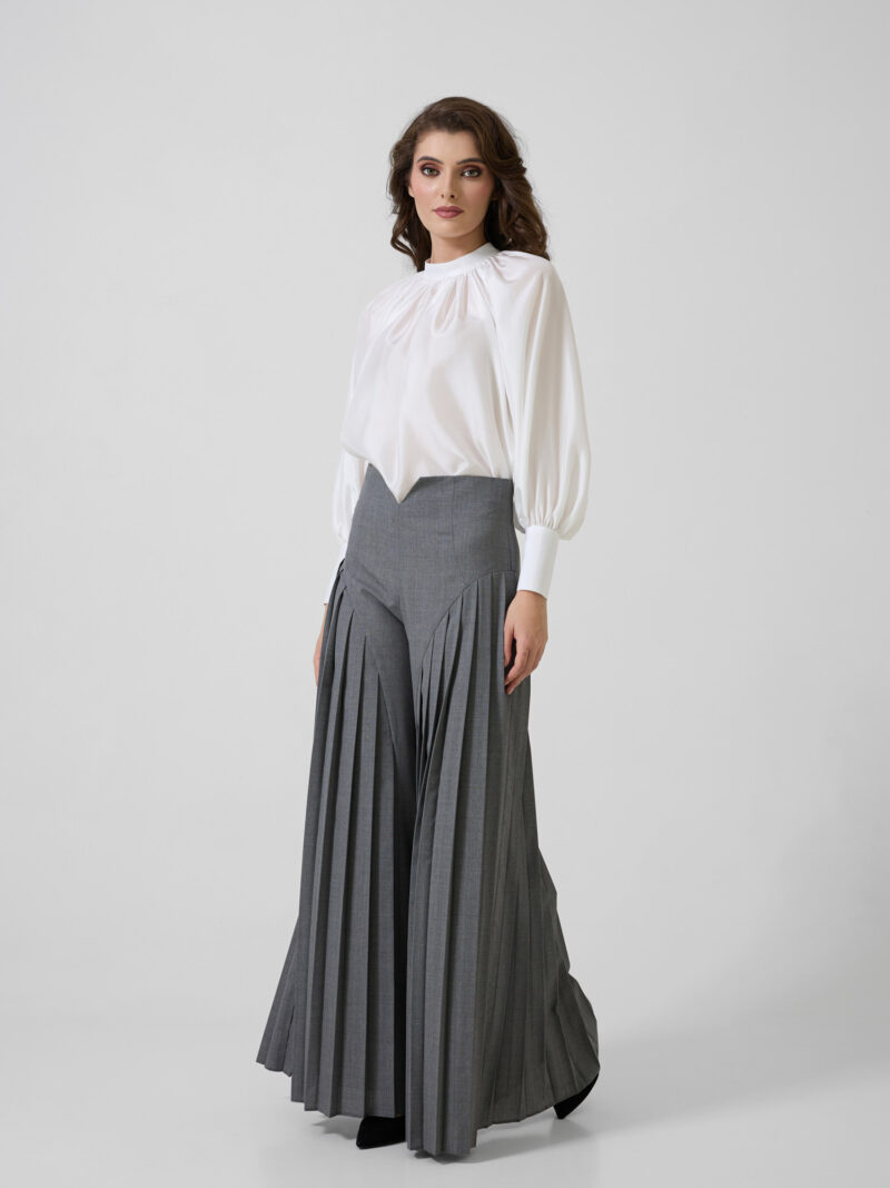 Pantaloni shadow pleats