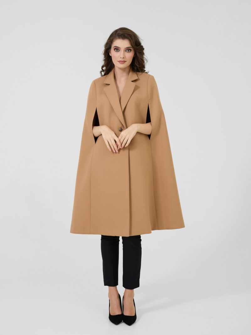 Capă din lână CAMEL