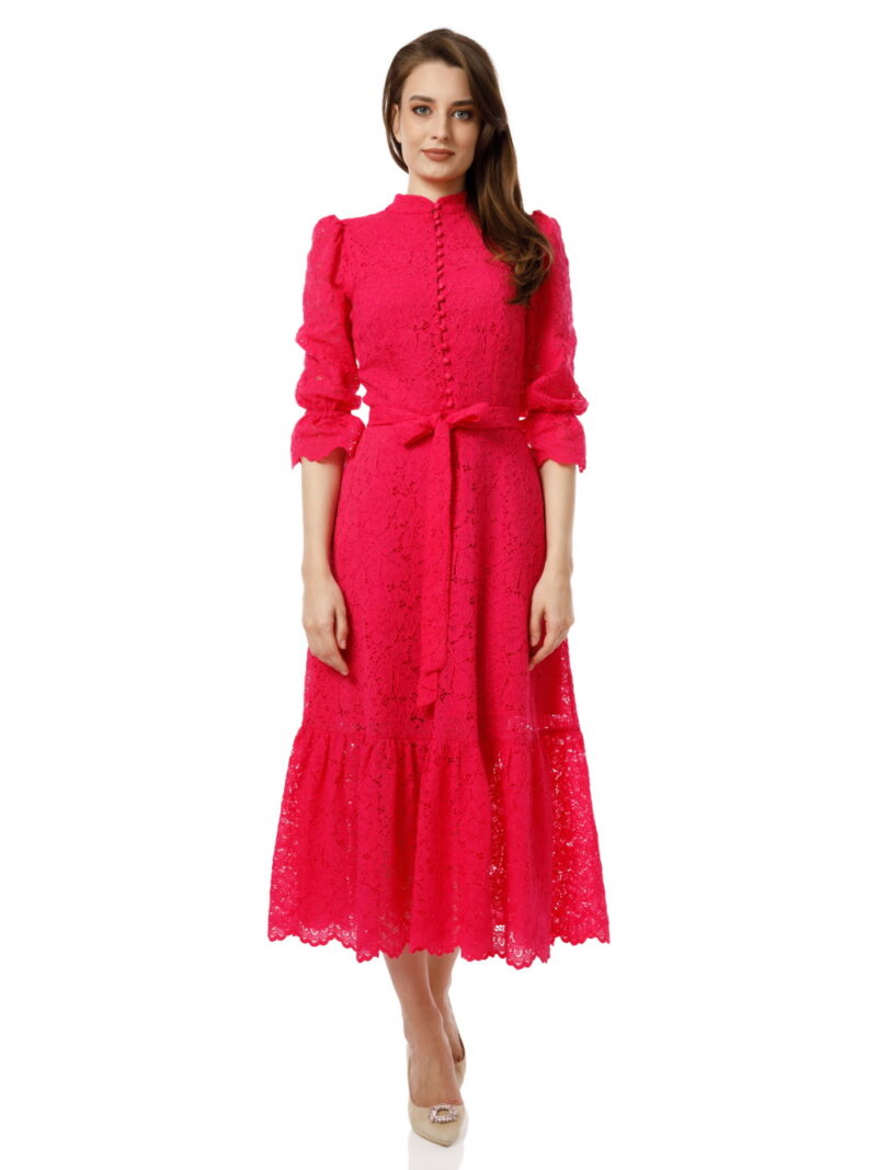 Rochie din dantelă de bumbac DHALIA