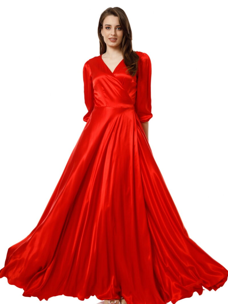 Rochie roșie lungă RUBY