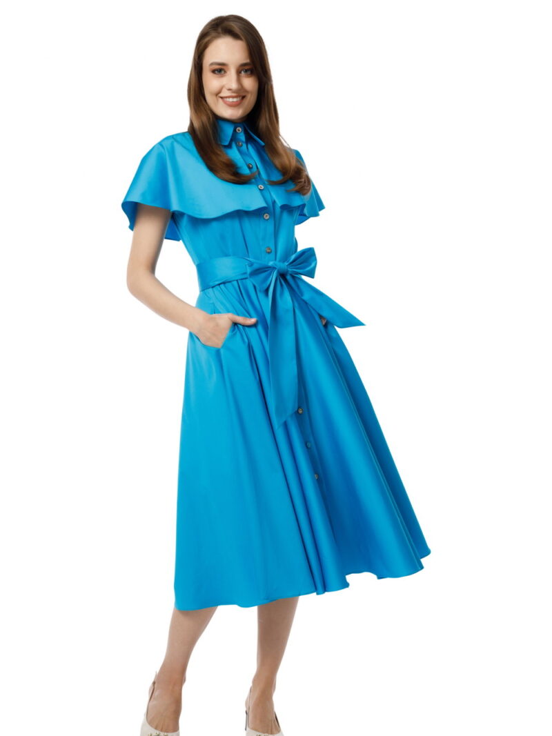 Rochie cămașă cu capă HAZEL